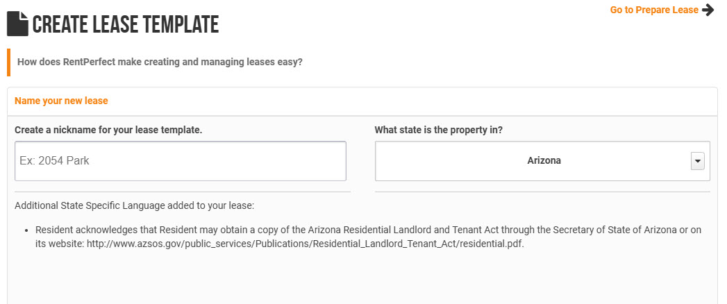 create lease template 1